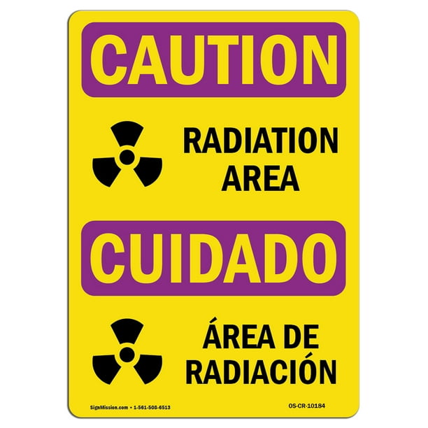 Made in The USA Aluminum Sign Warehouse OSHA Caution Radiation Sign Work Site Protect Your Business Radiation Area Only When X-Ray with Symbol Made in The USA Aluminum Sign Warehouse OSHA Caution Radiation Sign Work Site Protect Your Business Radiation Area Only When X-Ray with Symbol